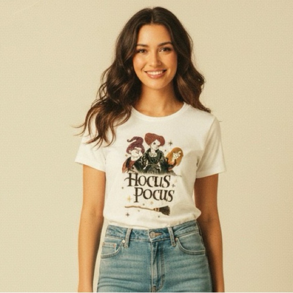 Hocus Pocus Graphic Tee Spooky Halloween T Shirt